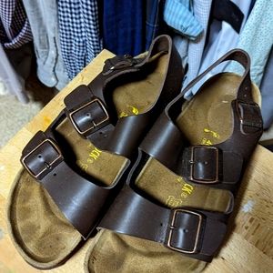 Men's Birkenstocks with strap
